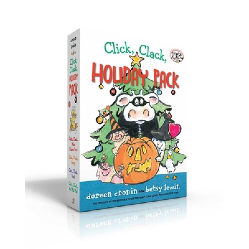 【4周达】Click, Clack, Holiday Pack (Boxed Set): Click, Clack, Moo I Love You!; Click, Clack, Peep!; ... [9781534439801] 书籍/杂志/报纸 儿童读物原版书 原图主图