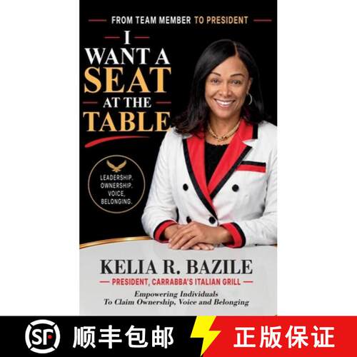 【3-4周达】精装 I Want A Seat At The Table, Empowering Individuals To Claim Ownership, Voice and Belo... [9798904192730]