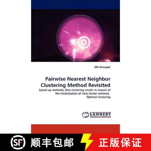【3-4周达】Pairwise Nearest Neighbor Clustering Method Revisited [9783838339184]