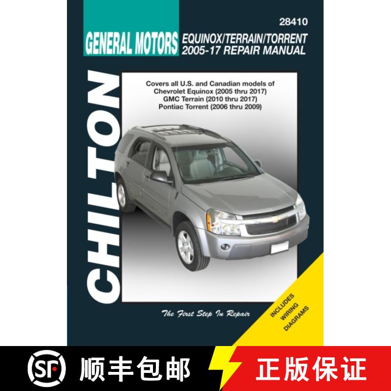 【3-4周达】GM Equinox, Terrain & Torrent 05-'17 (Chilton) [9781620923191]