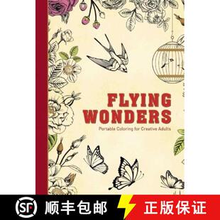 Coloring 9781510705647 4周达 Adults Creative for Portable Wonders Flying