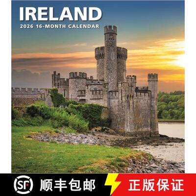 【3-4周达】Ireland Square Wall Sunday Start Calenda [9781529850802]
