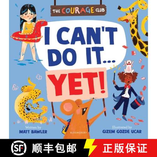 【3-4周达】I Can't Do It... Yet!: A Courage Club picture book to help young children develop a growth... [9781801998031]