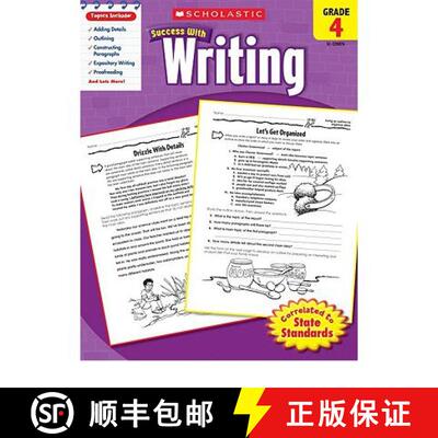 预订 Scholastic Success with Writing: Grade 4 Workbook [9780545200769]