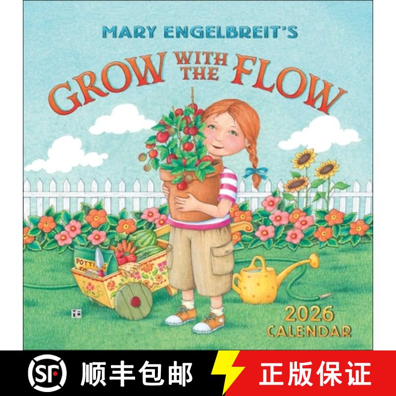 预订 Mary Engelbreit's Grow with the Flow 2026 Mini Wall Calendar [9781524896621]