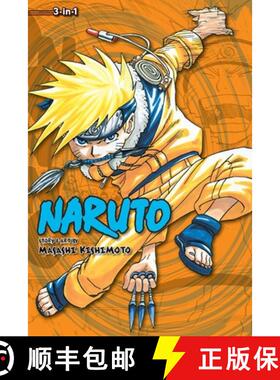 【3-4周达】Naruto (3-In-1 Edition), Vol. 2, 2: Includes Vols. 4, 5 & 6 [9781421539904]