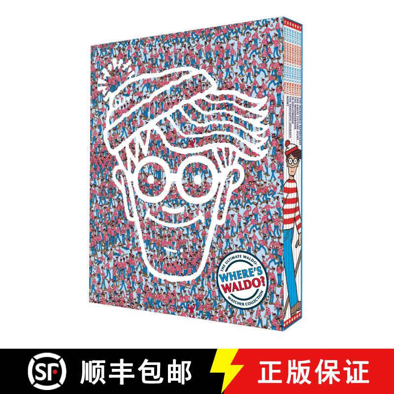 【3-4周达】Where’s Waldo? The Ultimate Waldo Watcher Collection: (A Box Set of 7 Hidden Object Activ... [9781536215113] - 实物图
