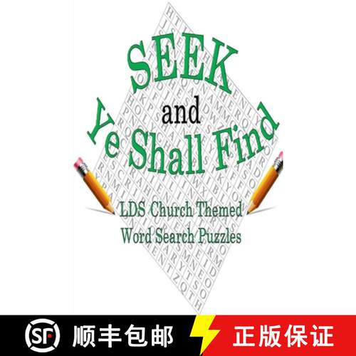 【3-4周达】Seek & Ye Shall Find: LDS Church Themed Word Search Puzzles [9780692937280]