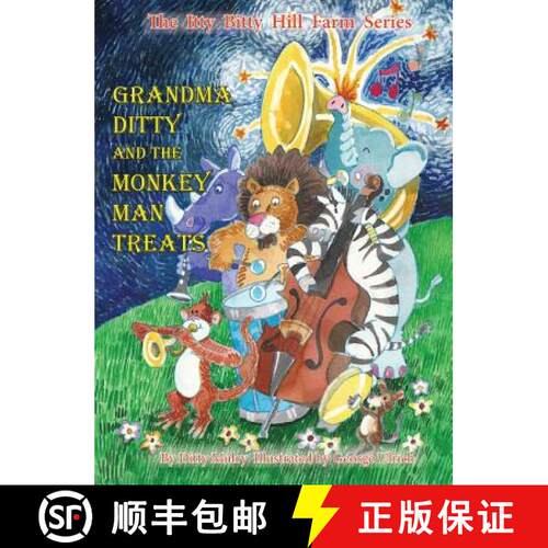 【3-4周达】精装 Grandma Ditty and the Monkey Man Treats [9781944393571]