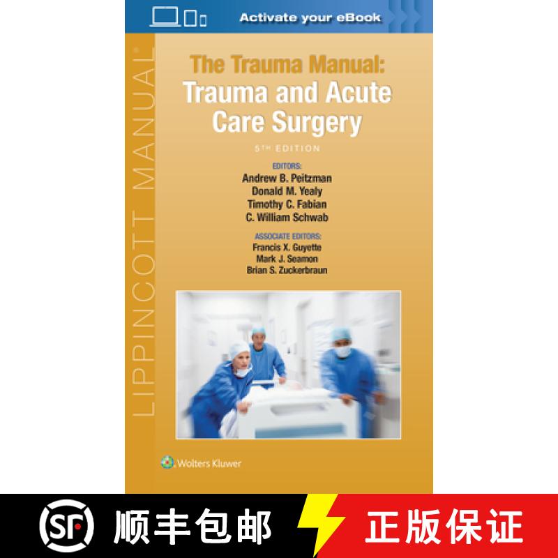 【2-3周达】The Trauma Manual : Trauma and Acute Care Surgery [9781975113049]