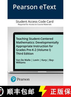 【3-4周达】Teaching Student-Centered Mathematics: Developmentally Appropriate Instruction for Grades ... [9780134556451]