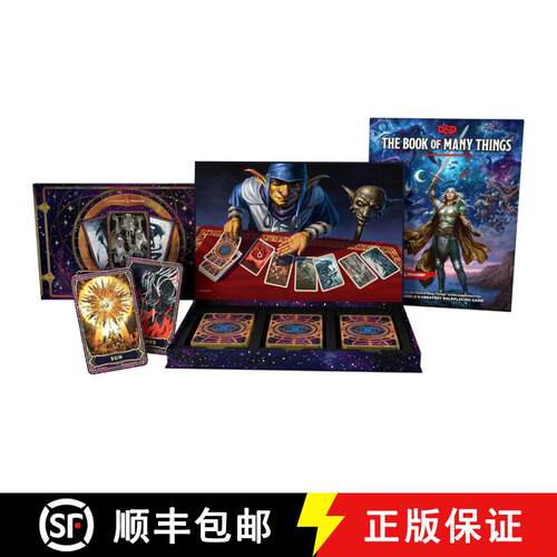 【3-4周达】精装 Deck of Many Things (Includes the Book of Many Things, 66-Card Deck of Many Things + ... [9780786969173]