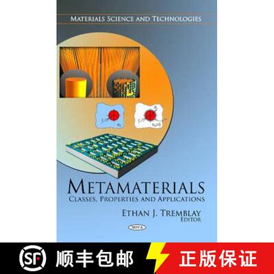 【3-4周达】精装 Metamaterials: Classes, Properties and Applications [9781616689582]