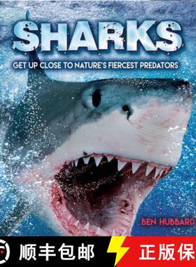 【3-4周达】Sharks: Get Up Close to Nature's Fiercest Predators [9781839352652]