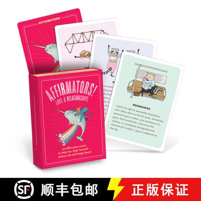 【3-4周达】Affirmators! Love & Relationships Deck: 50 Affirmation Cards to Help You Help Yourself - W... [9781683490050]
