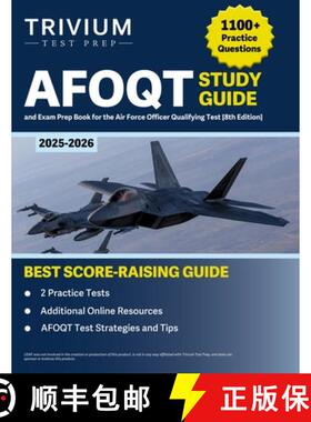 【3-4周达】AFOQT Study Guide 2025-2026: 1,100+ Practice Questions and Exam Prep Book for the Air Forc... [9781637985434]