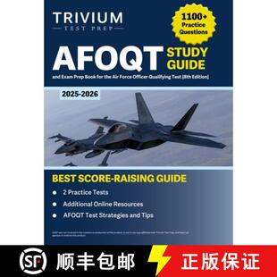 【3-4周达】AFOQT Study Guide 2025-2026: 1,100+ Practice Questions and Exam Prep Book for the Air Forc... [9781637985434]