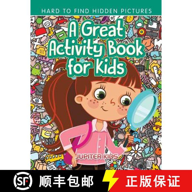 【3-4周达】A Great Activity Book for Kids -- Hard to Find Hidden Pictures [9781683261360]