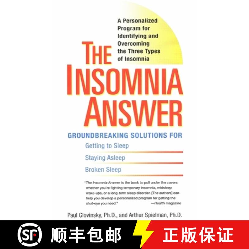【2-3周达】The Insomnia Answer: A Personalized Program for Identifying and Overcoming the Three Types... [9780399532979]
