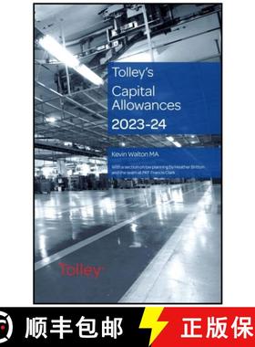 【3-4周达】Tolley's Capital Allowances 2023-24 [9780754558927]