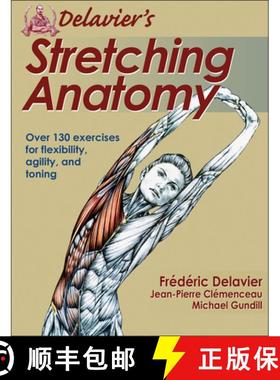 【3-4周达】Delavier's Stretching Anatomy [9781450413985]