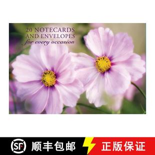 Pack Delightful Quality and Pink Notecards 9780754825906 Flo... Card 4周达 Cosmos Box High Envelopes
