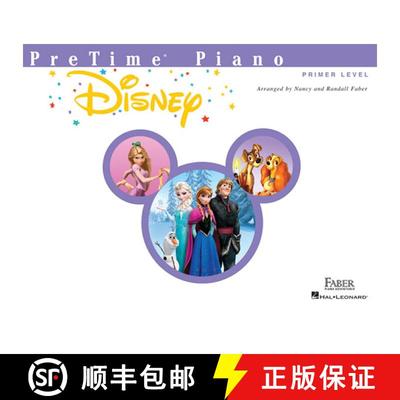 【3-4周达】PreTime Piano Disney Primer Level: Faber Piano Adventures [9781616776978]