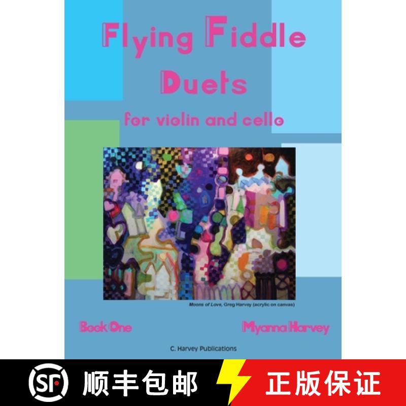 【3-4周达】Flying Fiddle Duets for Violin and Cello, Book One [9781635232738]