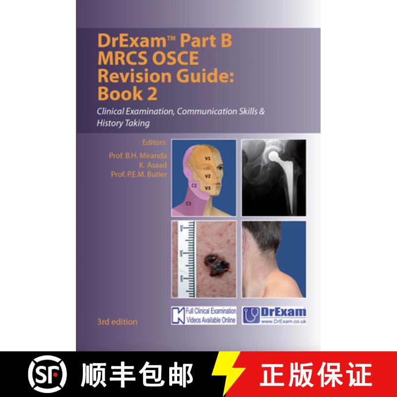 【4周达】DrExam Part B MRCS OSCE Revision Guide Book 2 3rd Edition: Clinical Examination, Communicati...[9781911451273]