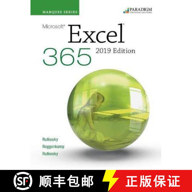 【3-4周达】Marquee Series: Microsoft Excel 2019: Text, Review and Assessments Workbook and eBook (acc... [9780763890636]