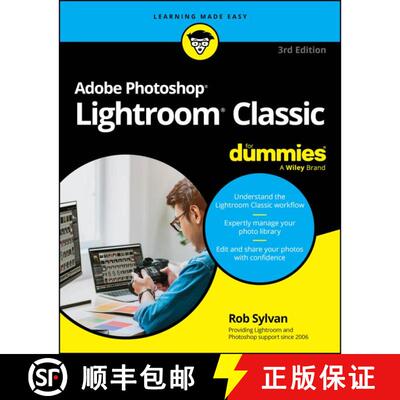 【3-4周达】Adobe Lightroom Classic For Dummies, 3rd Edition [9781394284610]