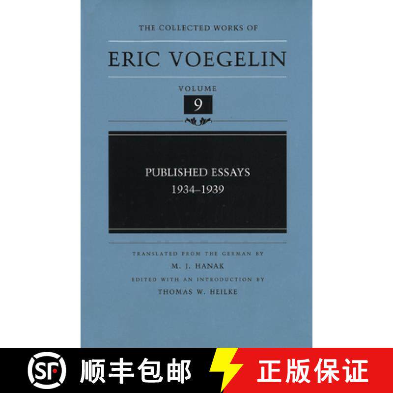 预订 Published Essays, 1934-1939 (CW9) [9780826213372]