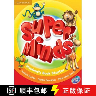 【2-3周达】Super Minds Starter Student's Book with DVD-ROM [With DVD ROM] [9780521148528]