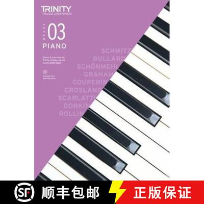 【3-4周达】Trinity College London Piano Exam Pieces & Exercises 2018-2020. Grade 3 (with CD) [9780857366108]