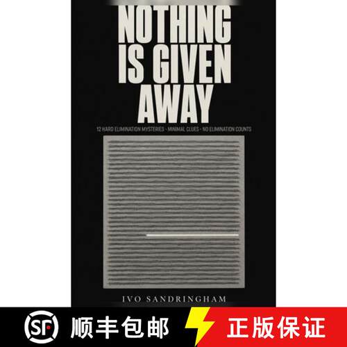 【3-4周达】Nothing Is Given Away [9787303702183]
