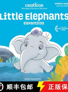 【3-4周达】Canticos Little Elephants / Elefantitos: Bilingual Nursery Rhymes [9781945635557]