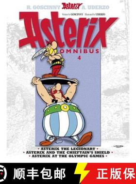【3-4周达】Asterix: Asterix Omnibus 4: Asterix The Legionary, Asterix and The Chieftain's Shield, Ast... [9781444004281]