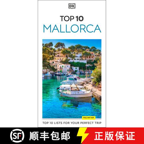 【3-4周达】DK Top 10 Mallorca : Top 10 lists for your perfect trip, plus an all-weather folded map [9780241718865]