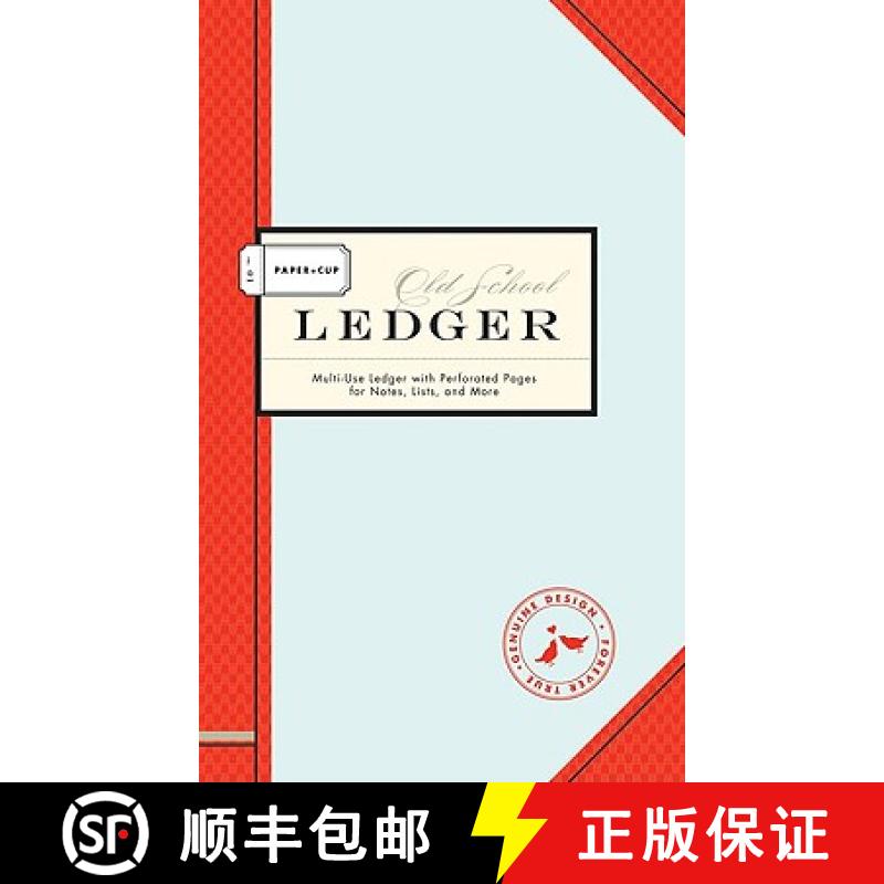 【3-4周达】Paper + Cup Old School Ledger, Vol. 1 [9780811873338]