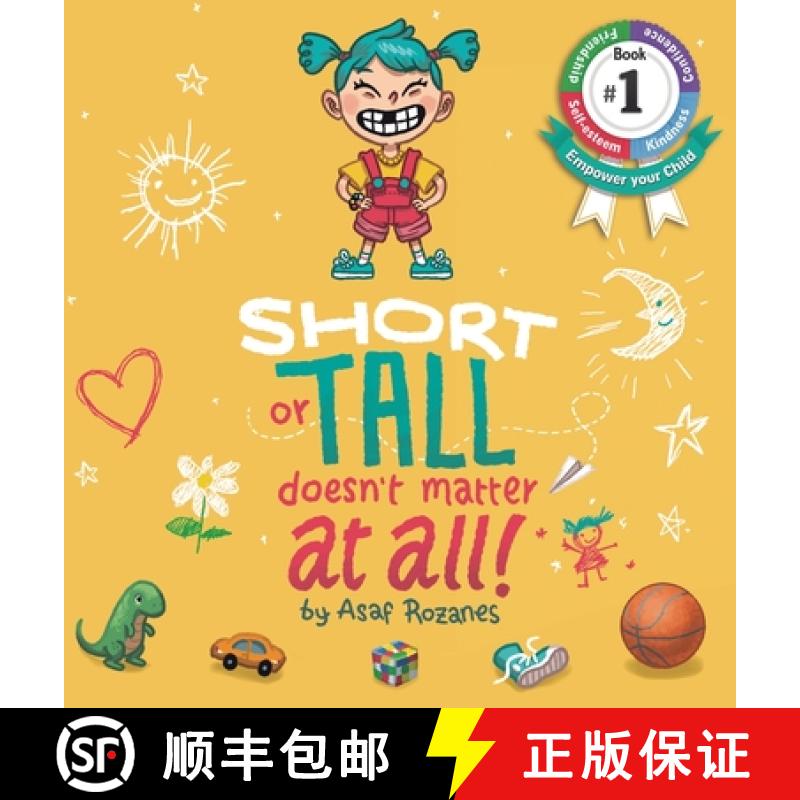 【3-4周达】Short Or Tall Doesn't Matter At All: (Childrens books about Bullying, Picture Books, Presc... [9789659264742]