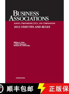 【3-4周达】Klein, Ramseyer, and Bainbridge's Business Associations Agency, Partnerships, Llcs, and Co... [9781609303686]