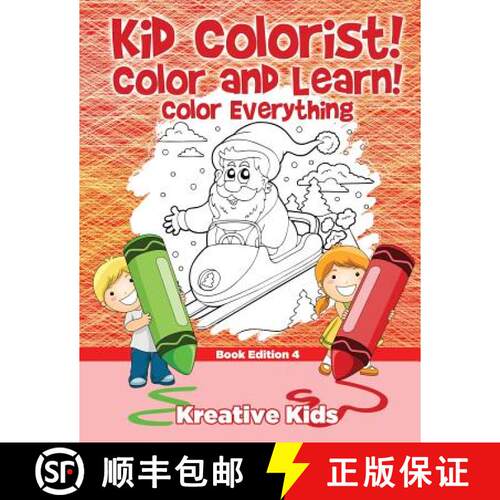 【3-4周达】Kid Colorist! Color and Learn! Color Everything Book Edition 4 [9781683775829]
