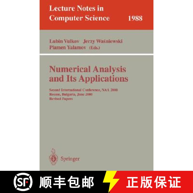 【3-4周达】Numerical Analysis and Its Applications : First International Workshop, WNAA'96, Rousse, B... [9783540625988]