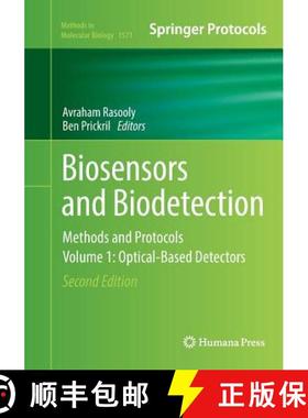 【3-4周达】Biosensors and Biodetection : Methods and Protocols Volume 1: Optical-Based Detectors (Sof... [9781493983162]