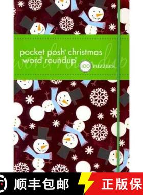 【3-4周达】Pocket Posh Christmas Word Roundup : 100 Puzzles [9780740799587]