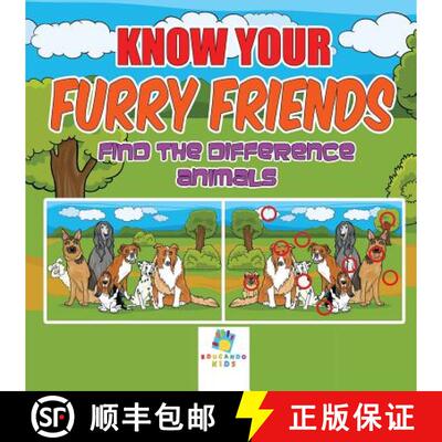 【3-4周达】Know Your Furry Friends | Find the Difference Animals [9781645216537]