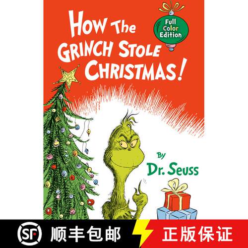 【3-4周达】精装 How the Grinch Stole Christmas!: Full Color Jacketed Edition [9780593434390]