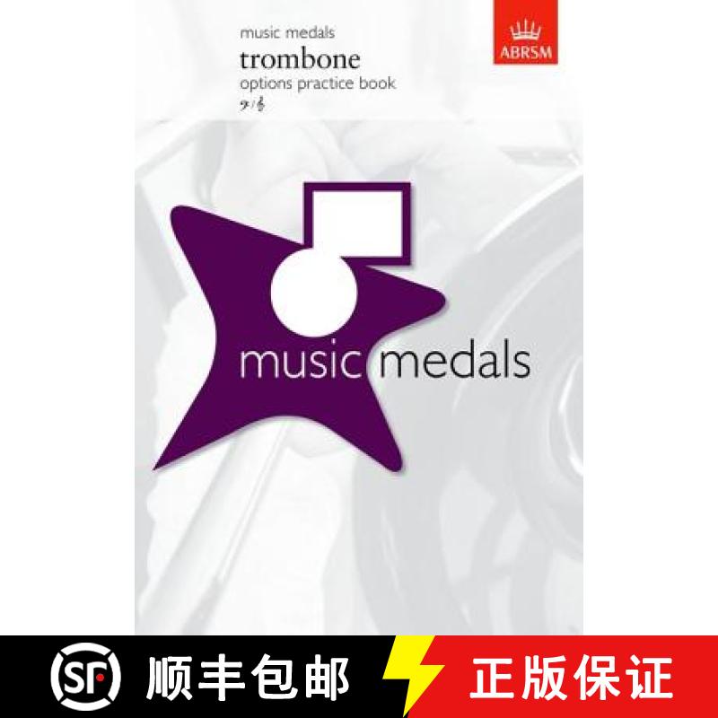 【3-4周达】Music Medals Trombone Options Practice Book [9781860965203]