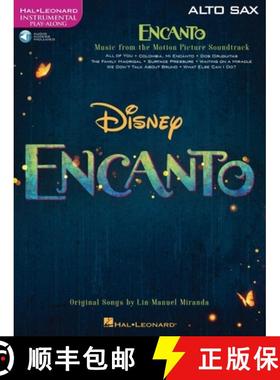 【3-4周达】Encanto for Alto Sax: Instrumental Play-Along - from the Motion Picture Soundtrack [9781705163566]