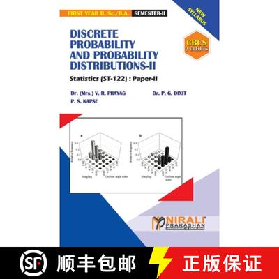 预订 DISCRETE PROBABILITY AND PROBABILITY DISTRIBUTIONS - II [2 Credits] Statistics : Paper-II [9789389533637]